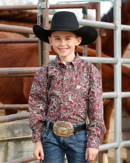 Cinch Boy's Button-Down Western Shirt
