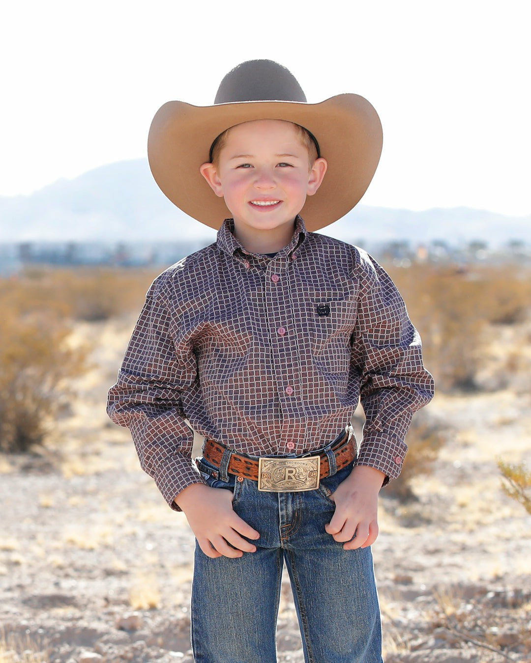 Cinch Boy's Button-Down Western Shirt
