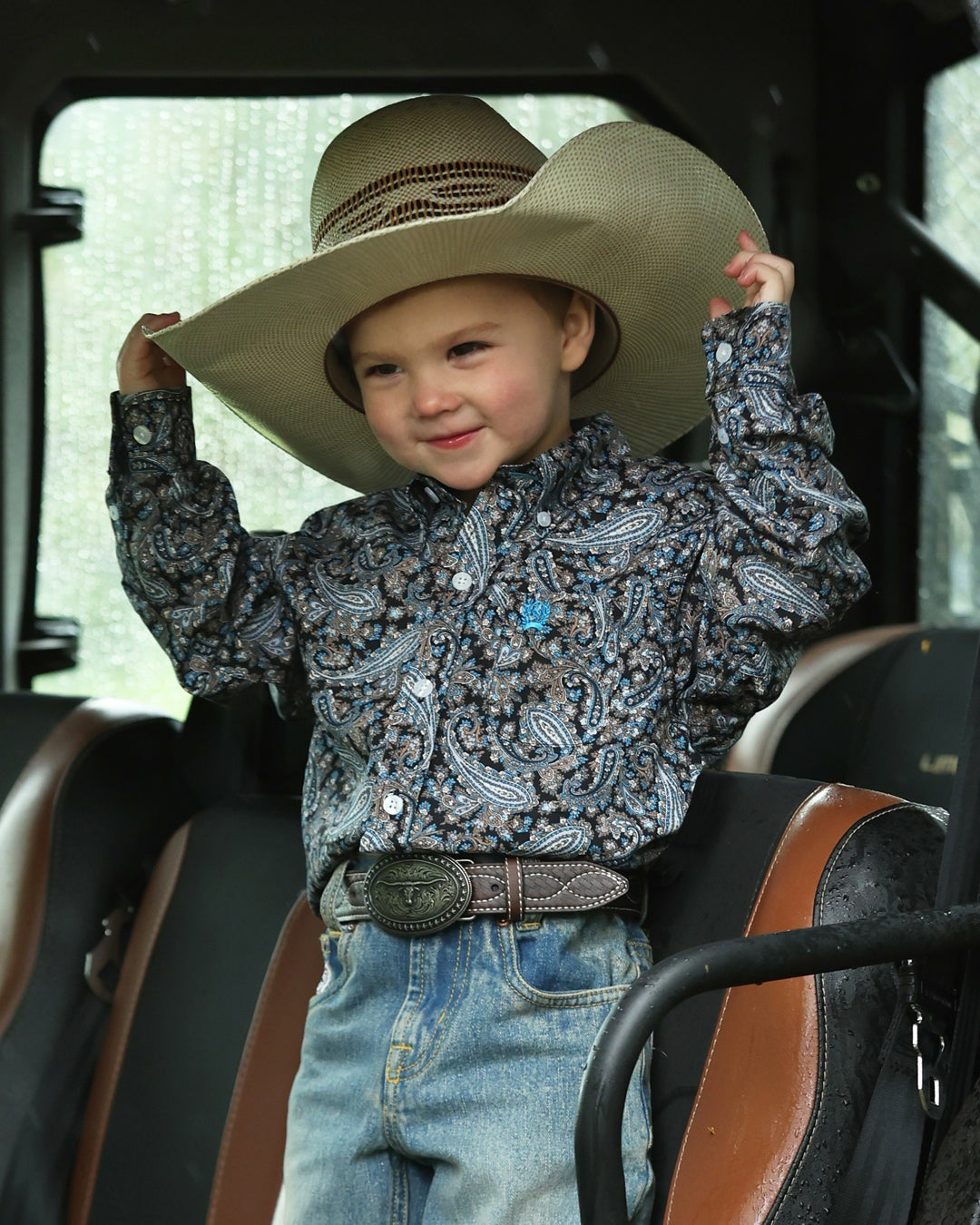 Cinch Boy's Button-Down Western Shirt