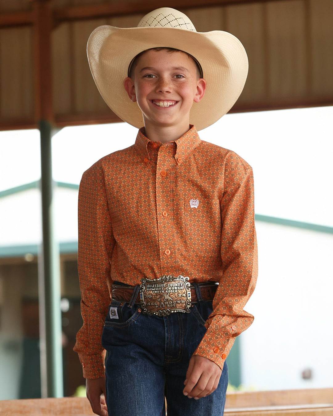 Cinch Boy's Button-Down Western Shirt
