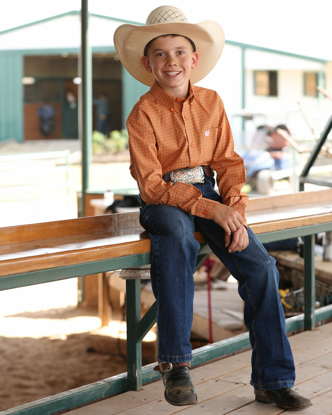 Cinch Boy's Button-Down Western Shirt
