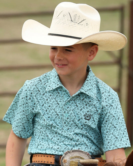Cinch Boy's Arenaflex Polo