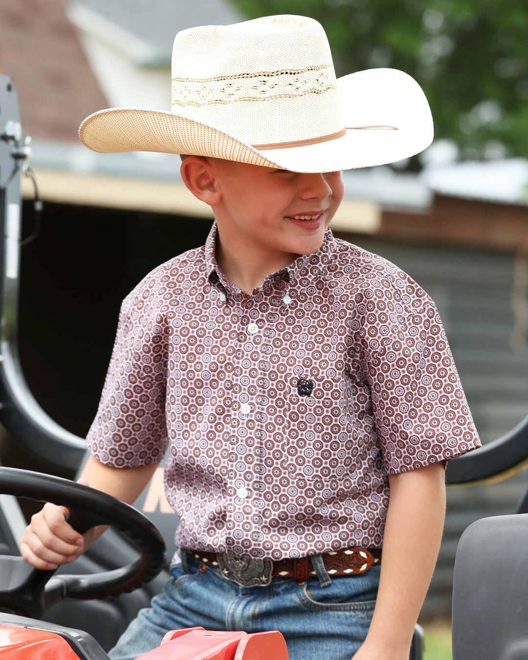 Cinch Boy's Button-Down Western Shirt