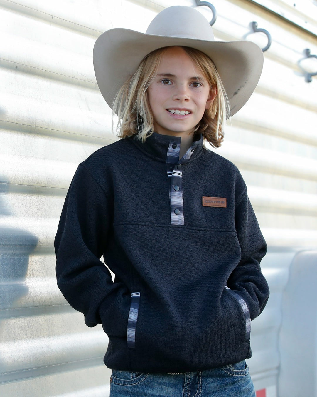 Cinch Boy's Sweater Knit Pullover