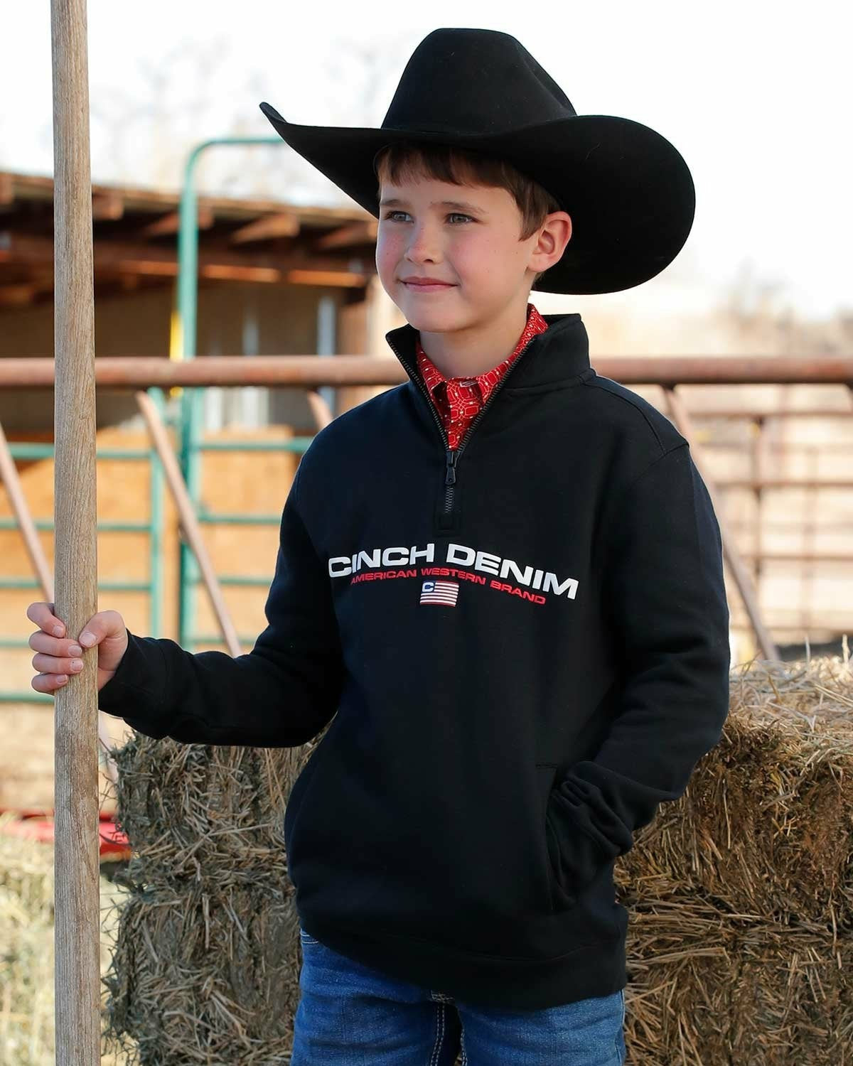 Cinch Boy's 1/4 Zip Pullover **Final Sale**