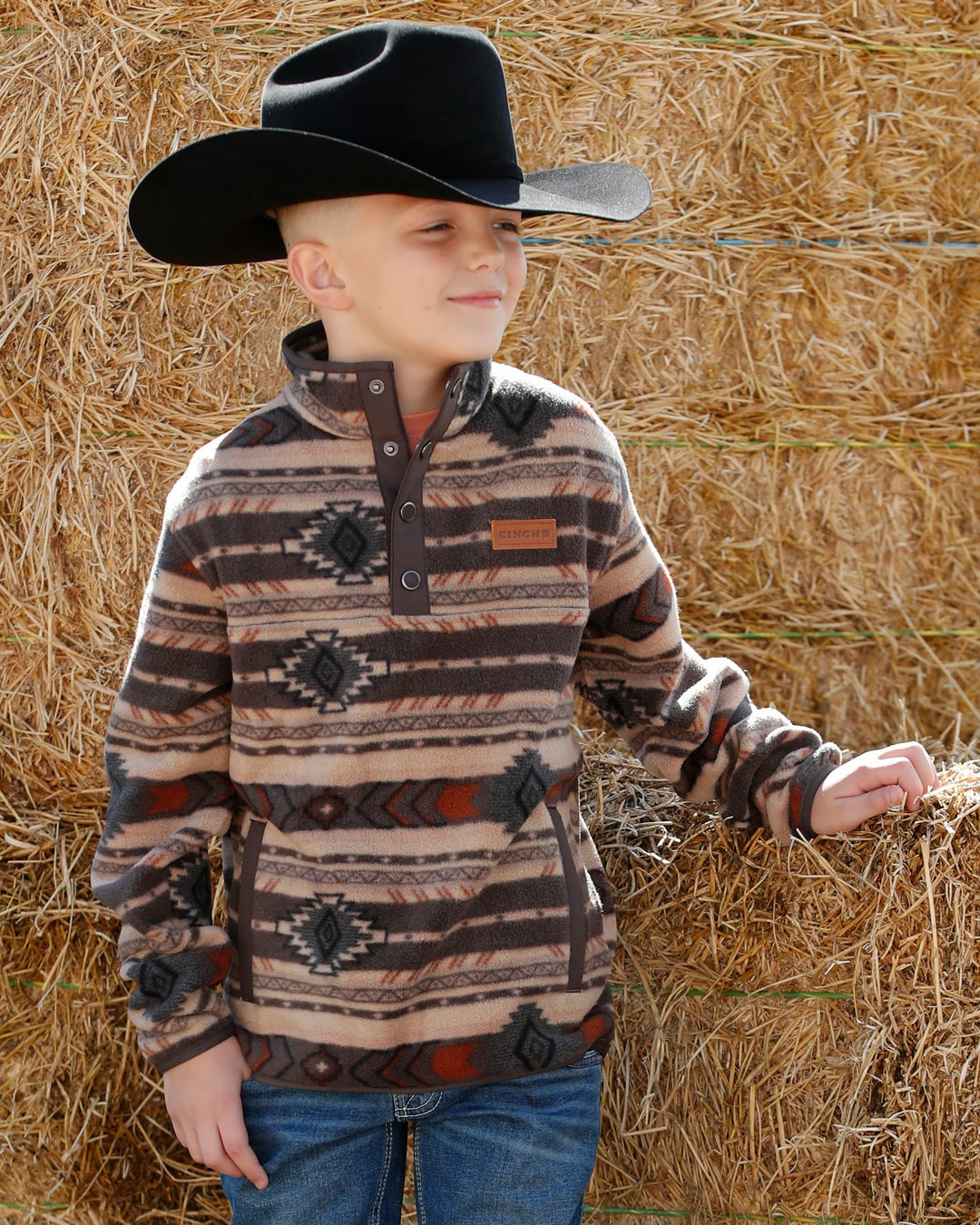 Cinch Boy's Polar Fleece Pullover