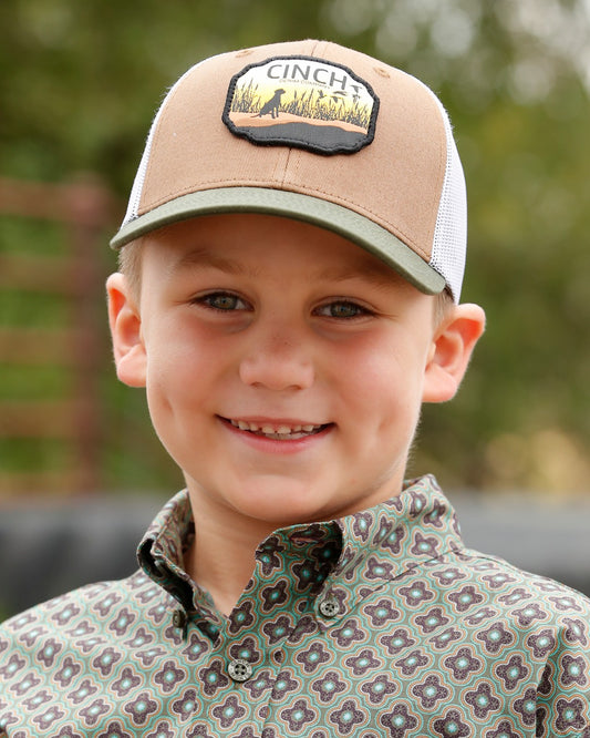 Cinch Boy's Trucker Cap