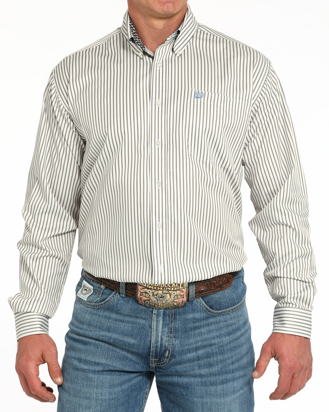 Cinch Men’s TENCEL™ Classic Fit Button-Down Western Shirt