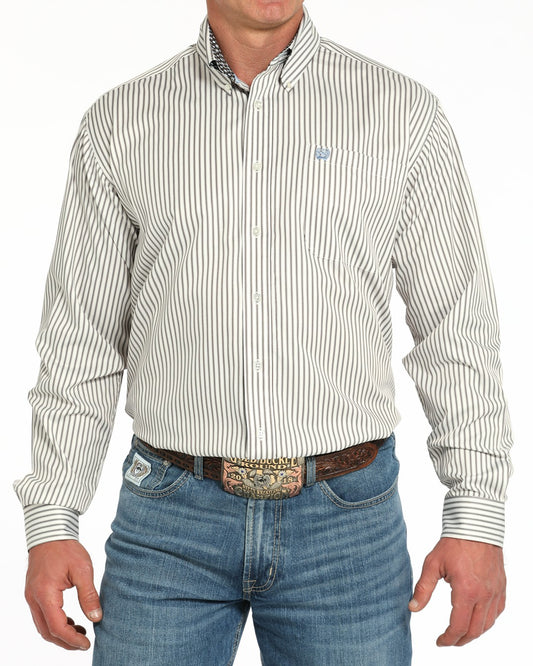 Cinch Men’s TENCEL™ Classic Fit Button-Down Western Shirt