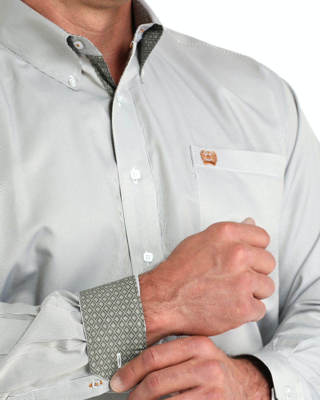 Cinch Men’s TENCEL™ Classic Fit Button-Down Western Shirt