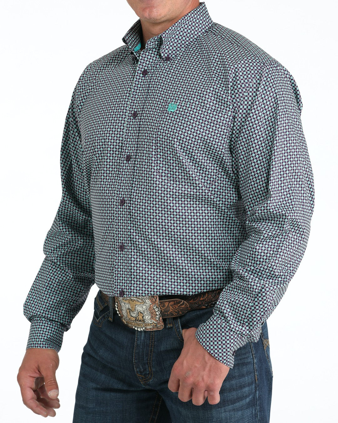 Cinch Stretch Classic Fit Button-Down Western Shirt
