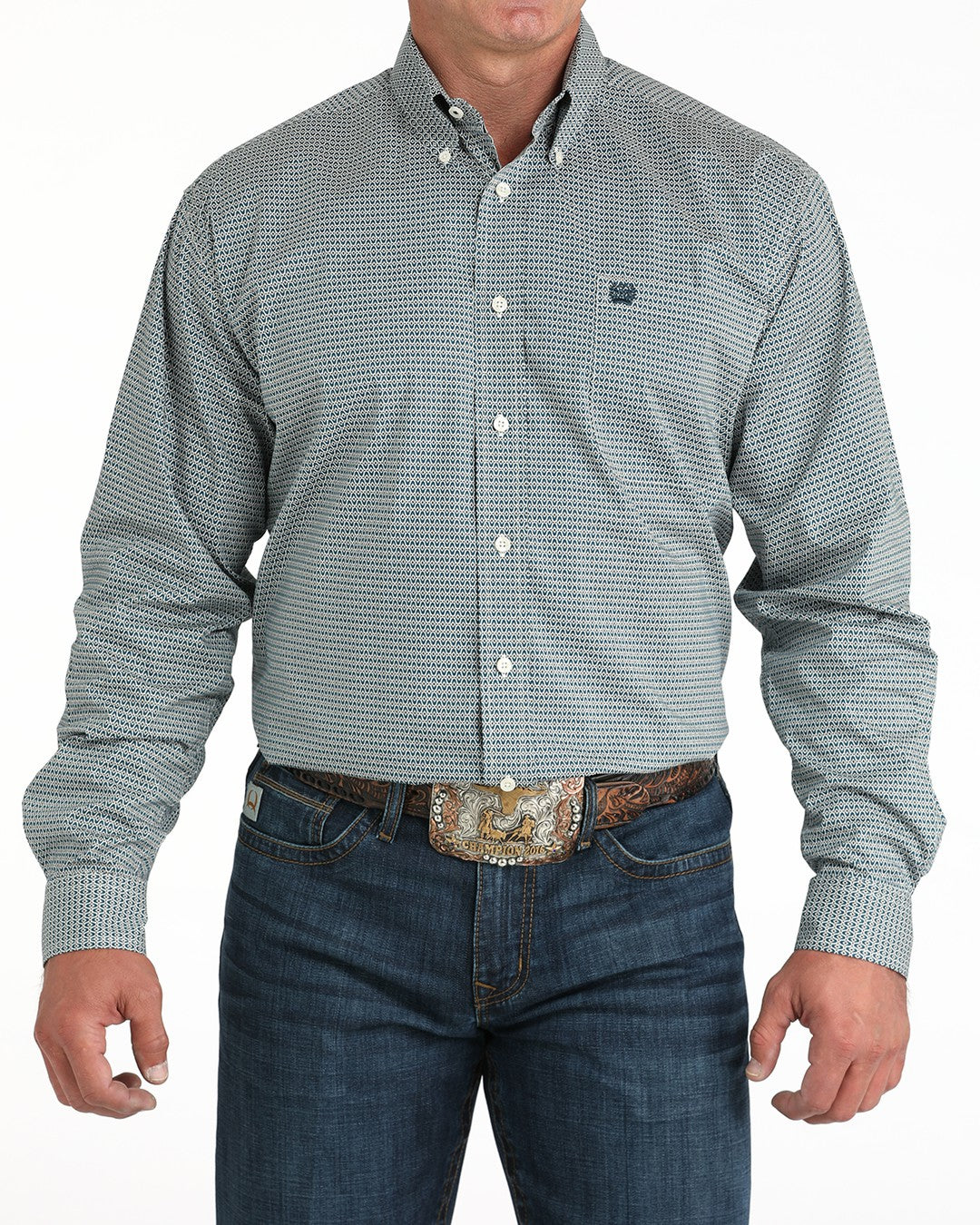Cinch Stretch Classic Fit Button-Down Western Shirt