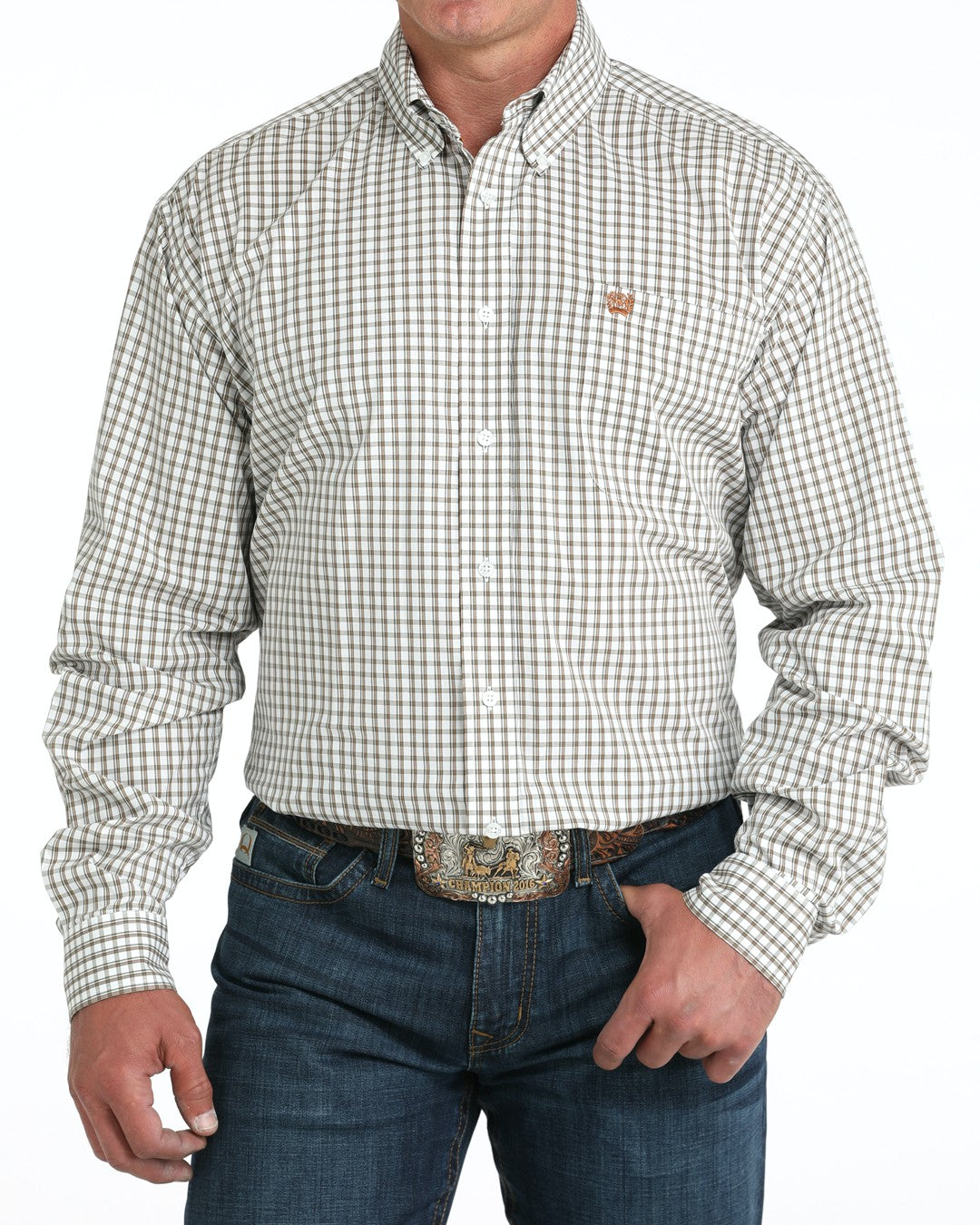 Cinch Stretch Classic Fit Button-Down Western Shirt