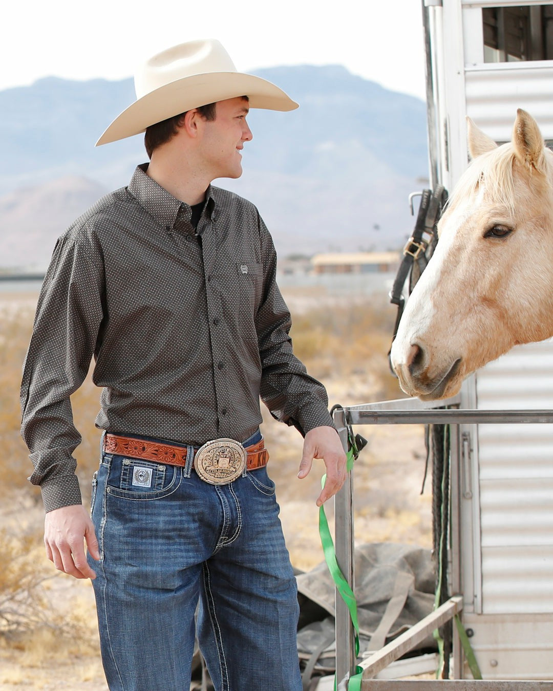 Cinch Stretch Classic Fit Button-Down Western Shirt