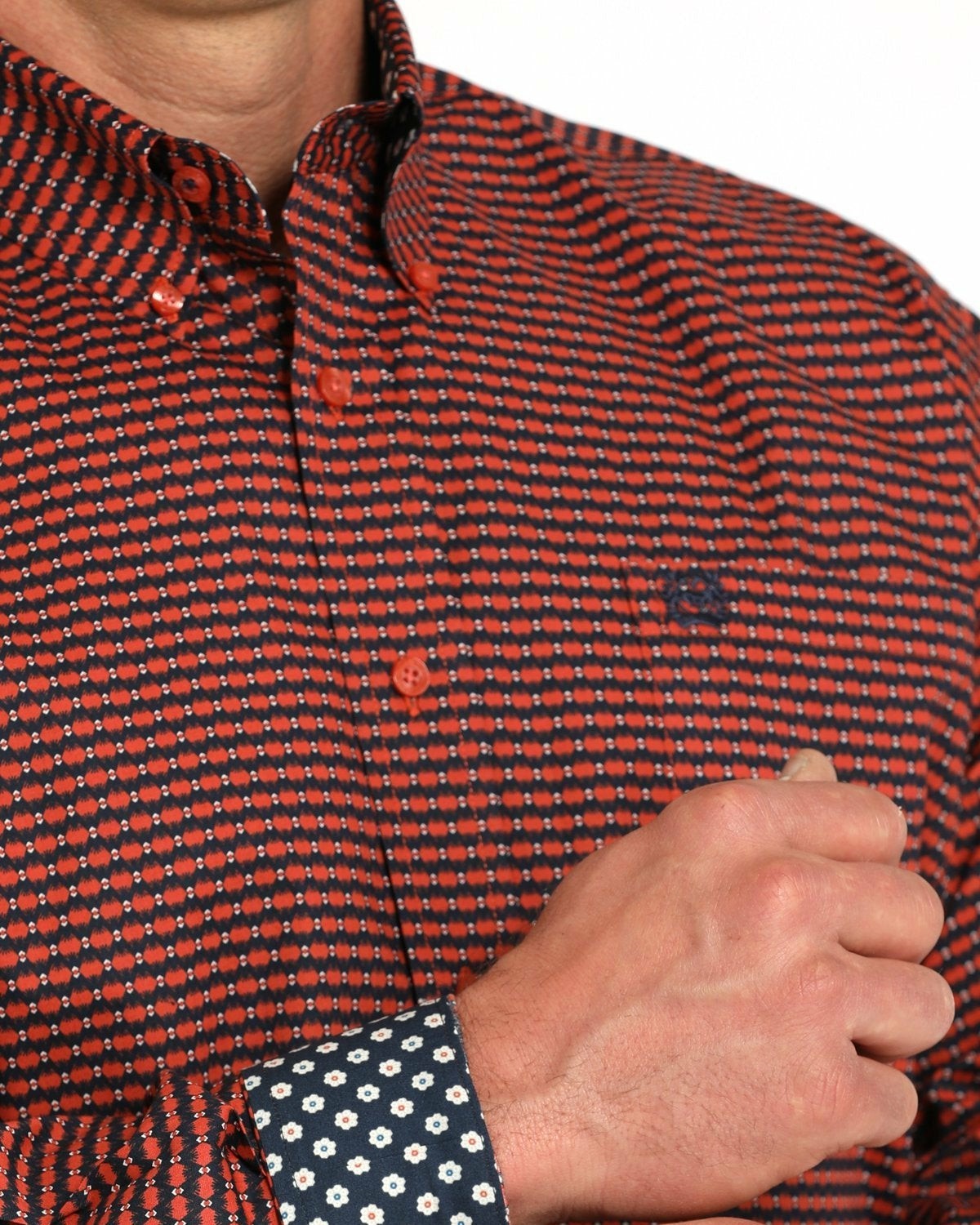 Cinch Men’s Stretch Classic Fit Button-Down Western Shirt