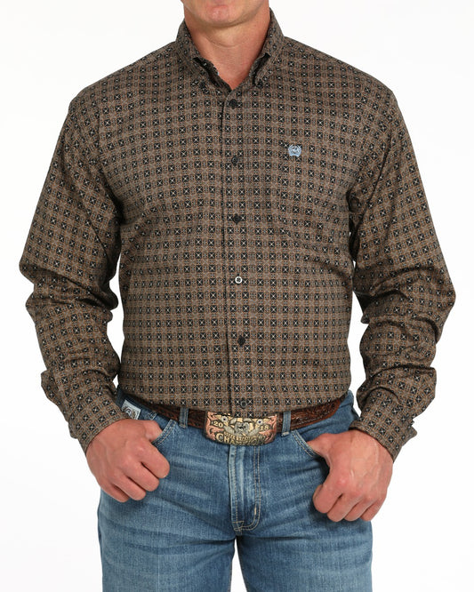 Cinch Stretch Classic Fit Button-Down Western Shirt