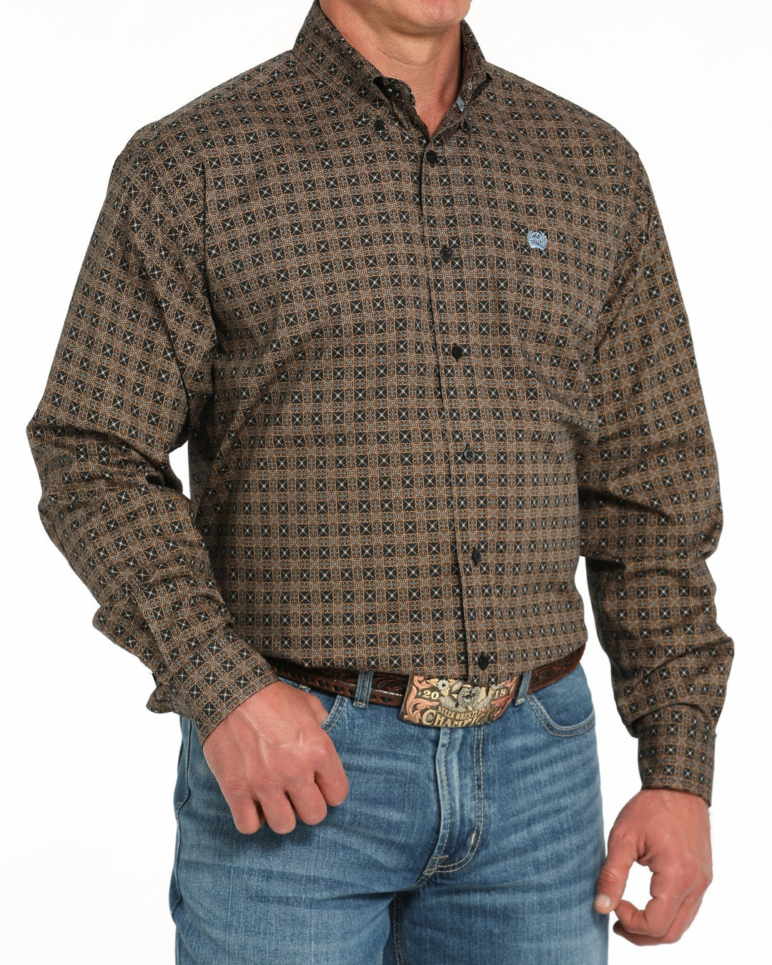 Cinch Stretch Classic Fit Button-Down Western Shirt