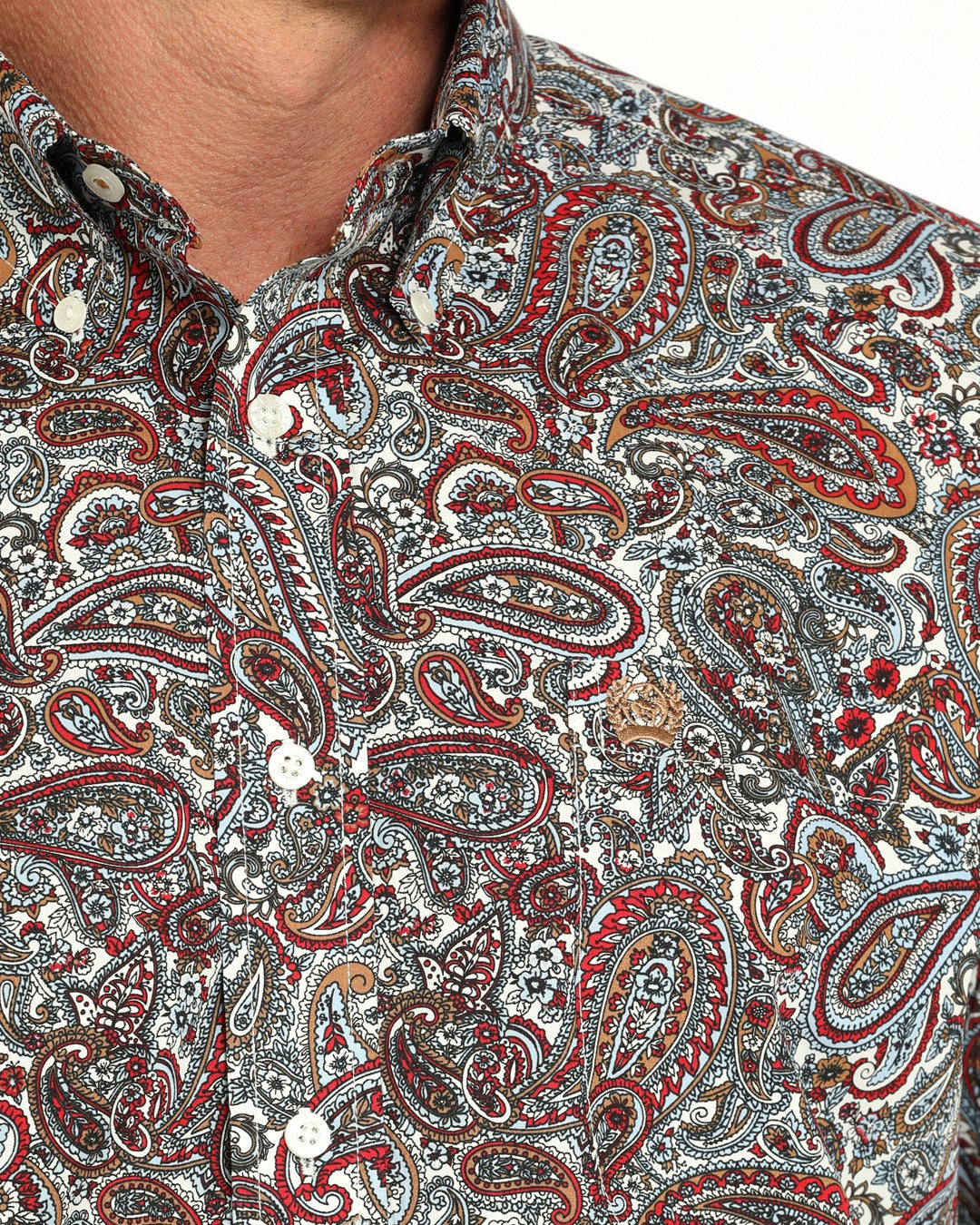 Cinch Paisley Classic Fit Button-Down Western Shirt
