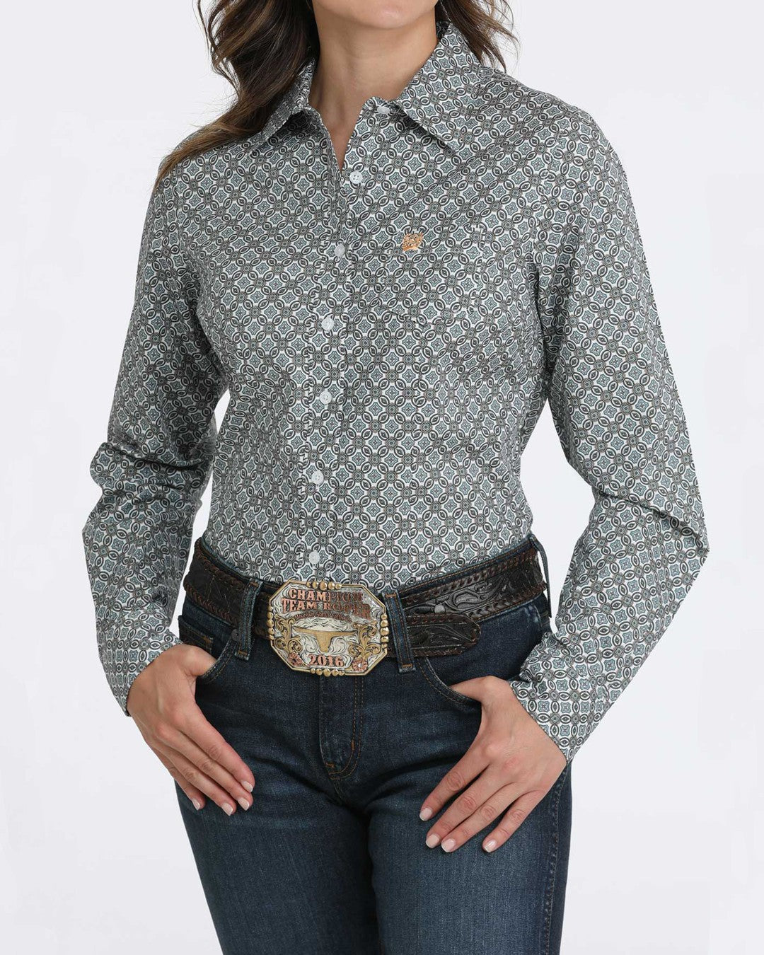 Cinch Stretch Arena Fit Button-Down Western Shirt