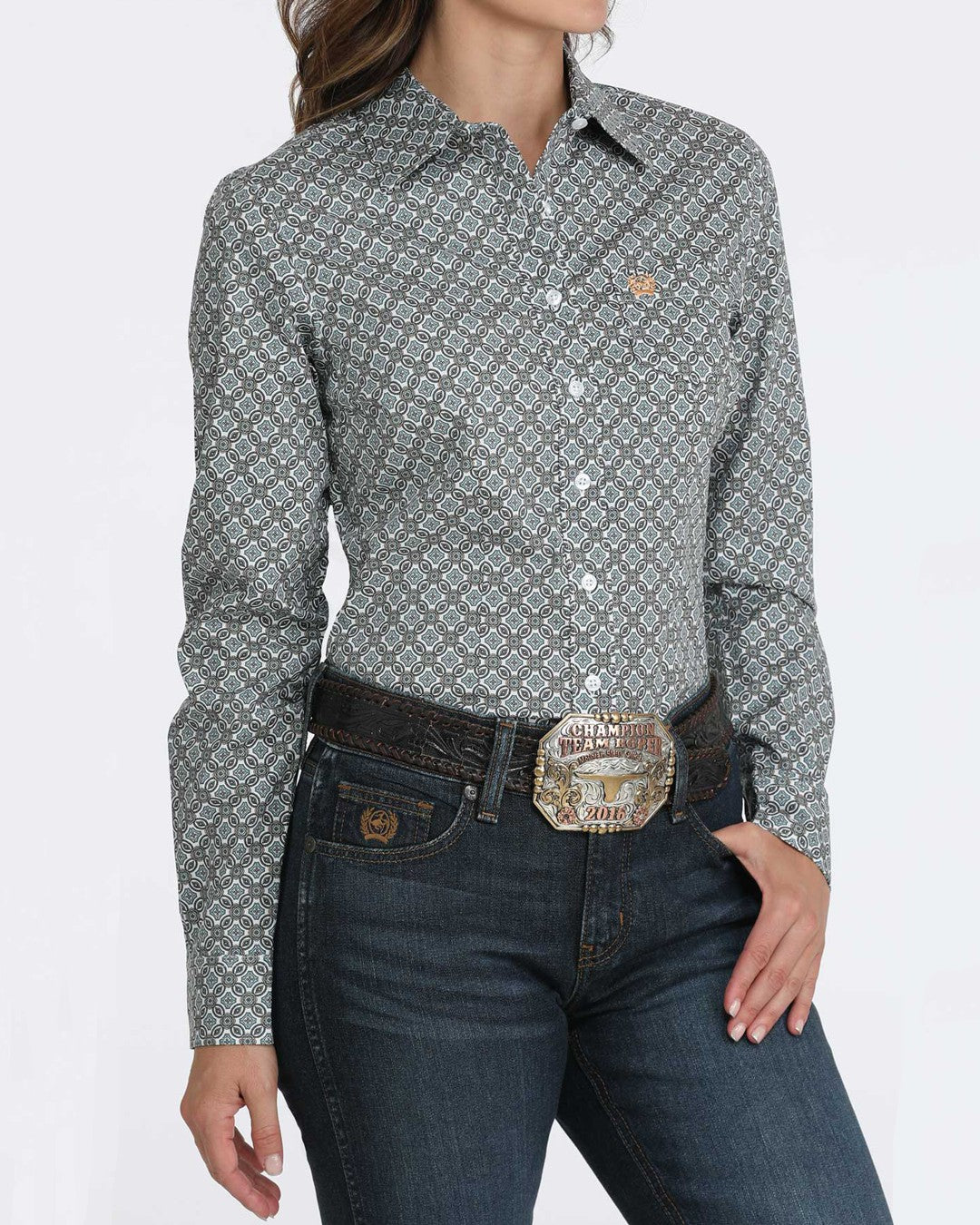 Cinch Stretch Arena Fit Button-Down Western Shirt