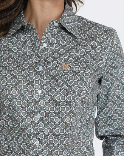 Cinch Stretch Arena Fit Button-Down Western Shirt