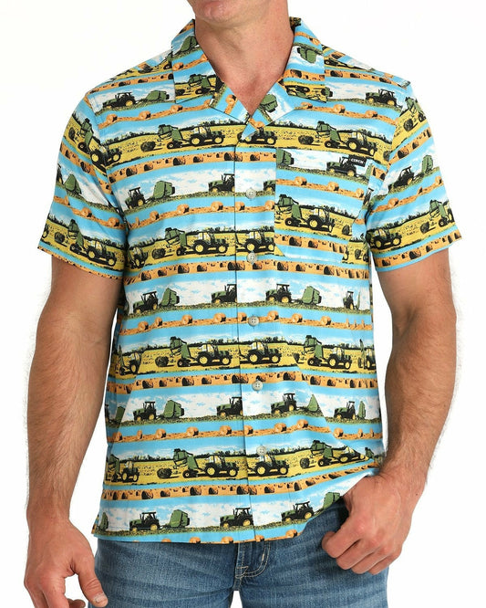 Cinch Hayin' Season Camp Shirt