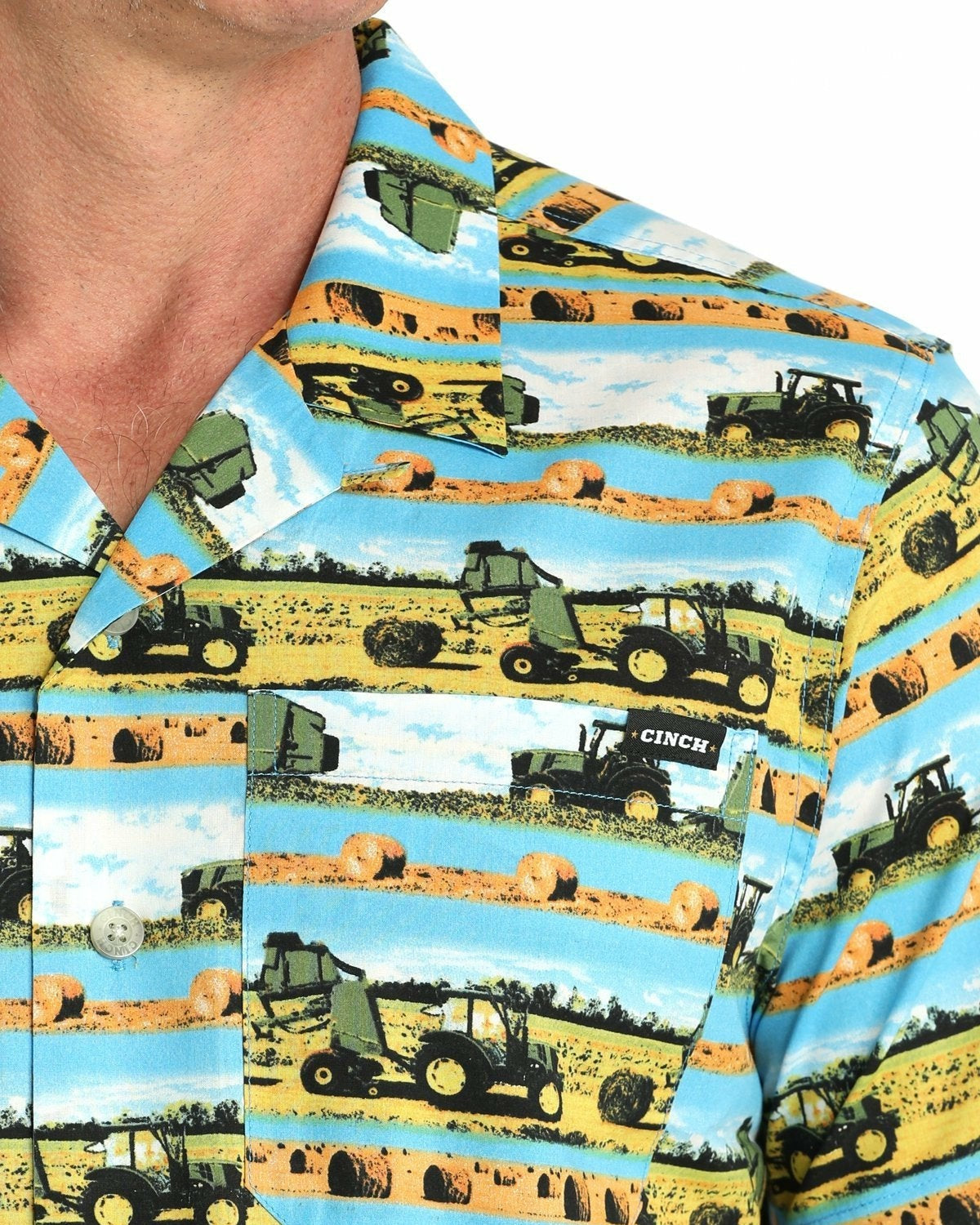 Cinch Hayin' Season Camp Shirt