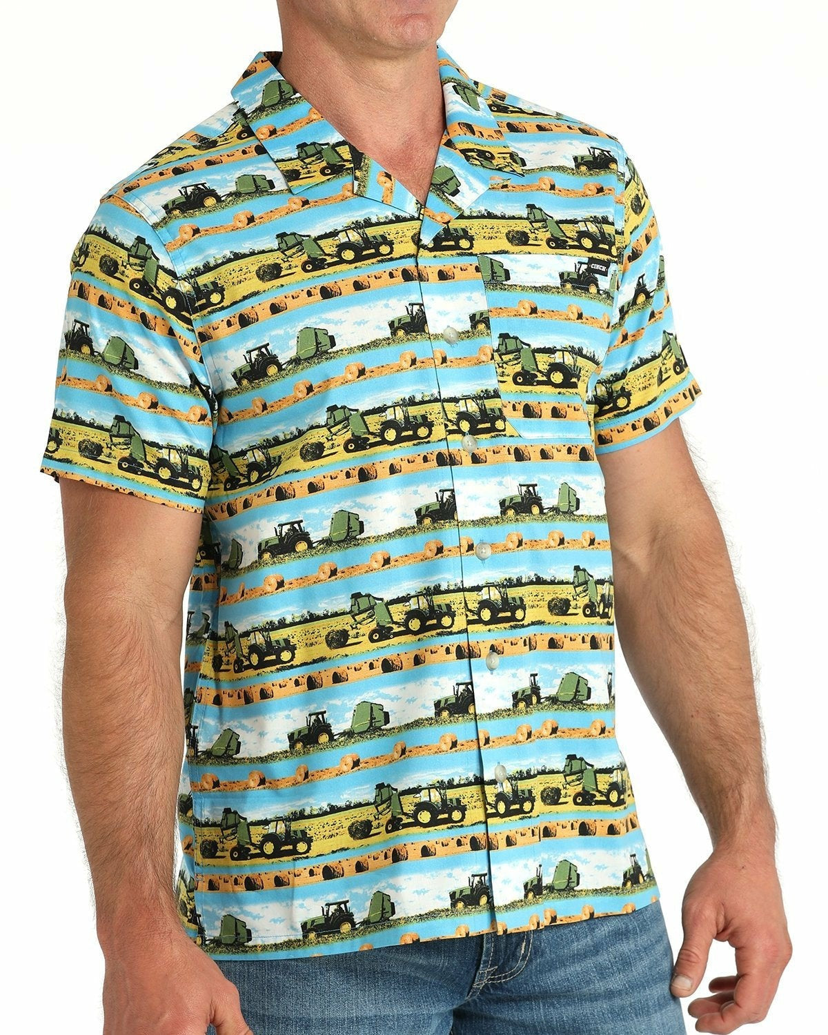 Cinch Hayin' Season Camp Shirt