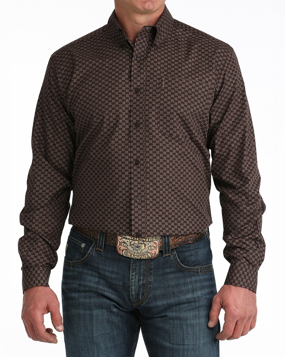 Cinch Men’s Modern Fit Button-Down Western Shirt