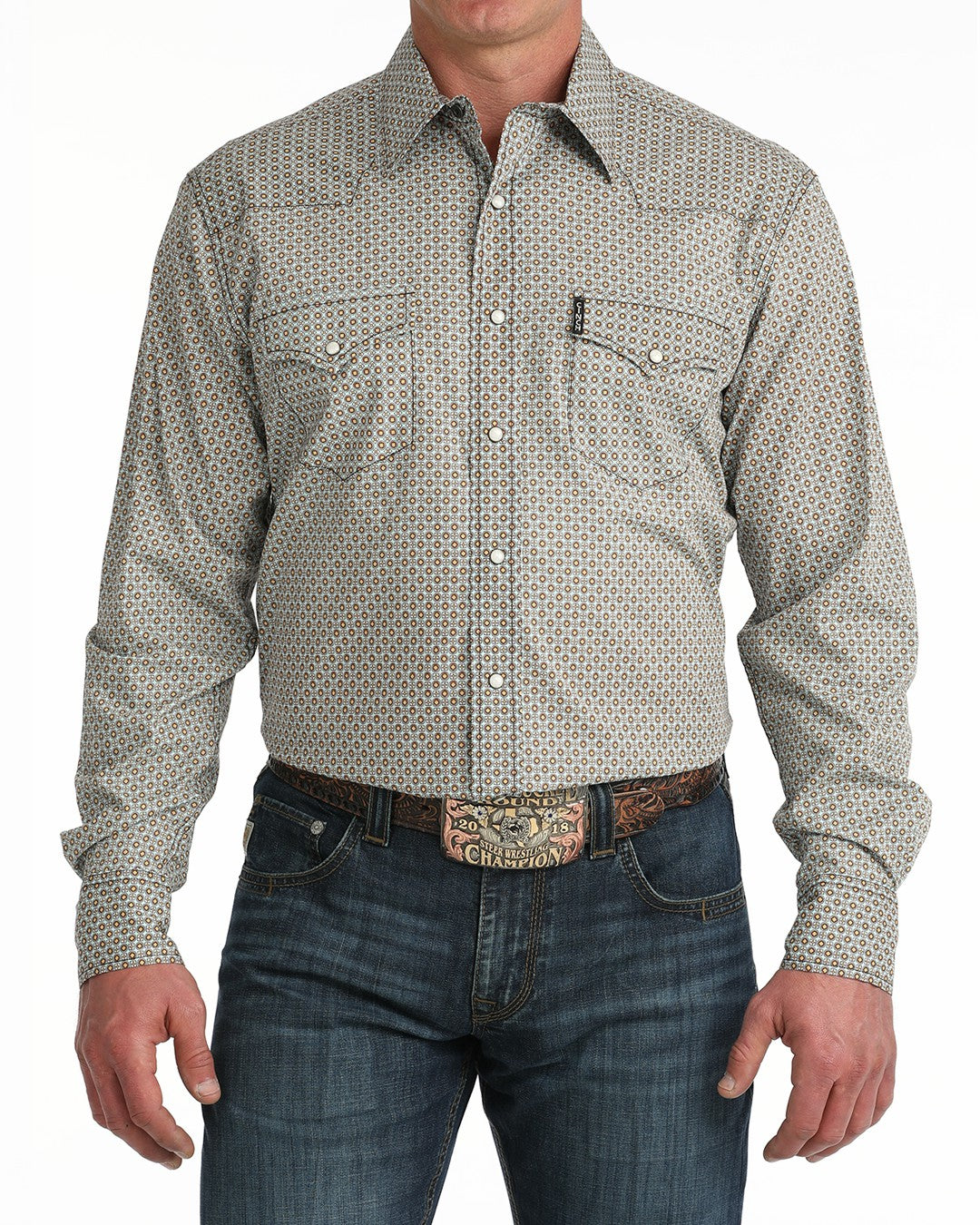 Cinch Men’s Modern Fit Snap Front Western Shirt
