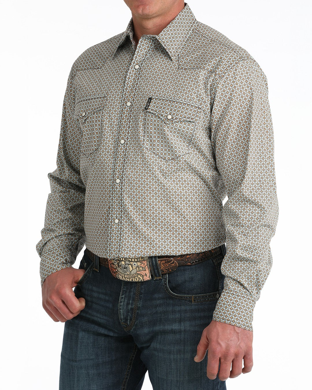 Cinch Men’s Modern Fit Snap Front Western Shirt