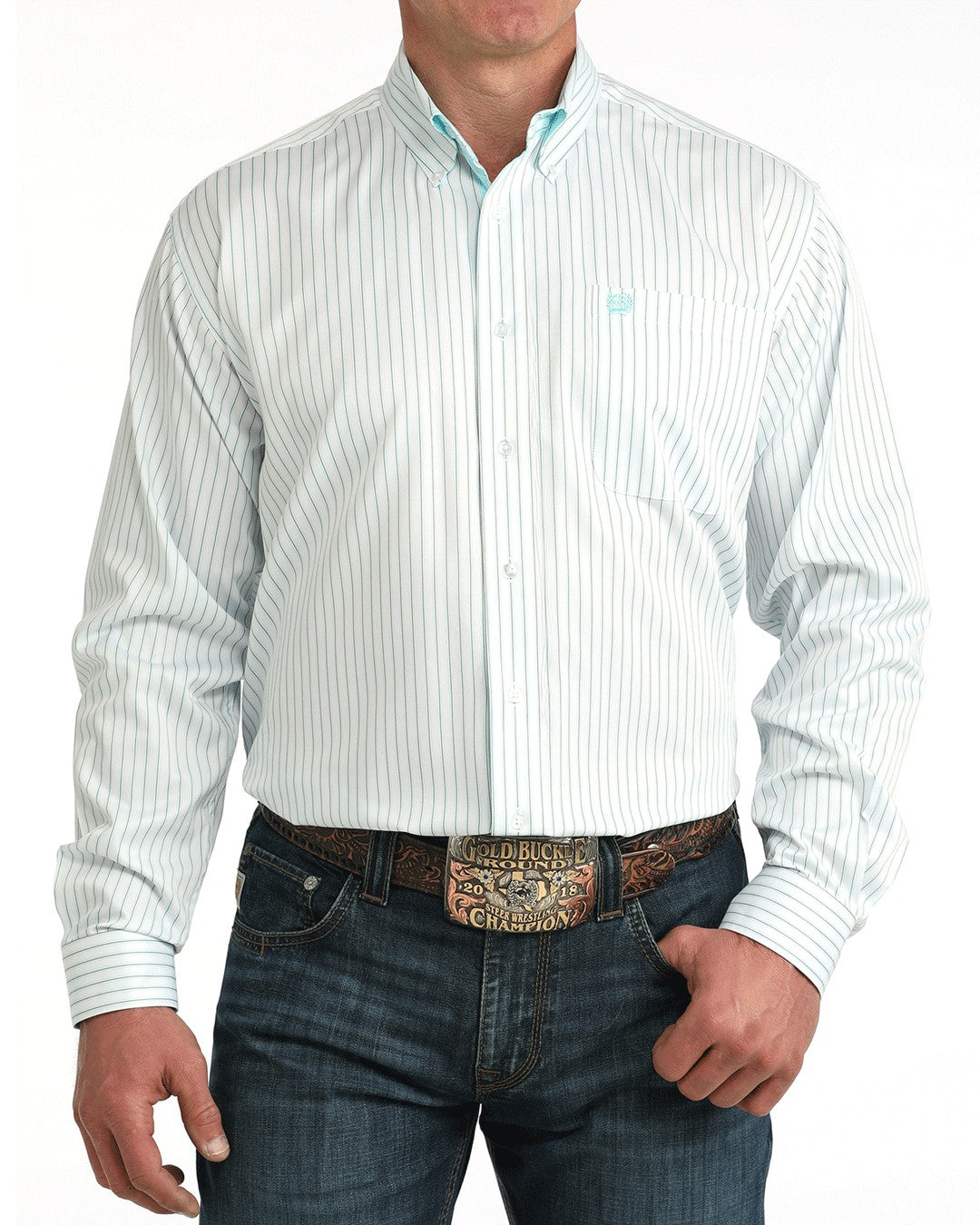 Cinch Men’s TENCEL™ Classic Fit Button-Down Western Shirt