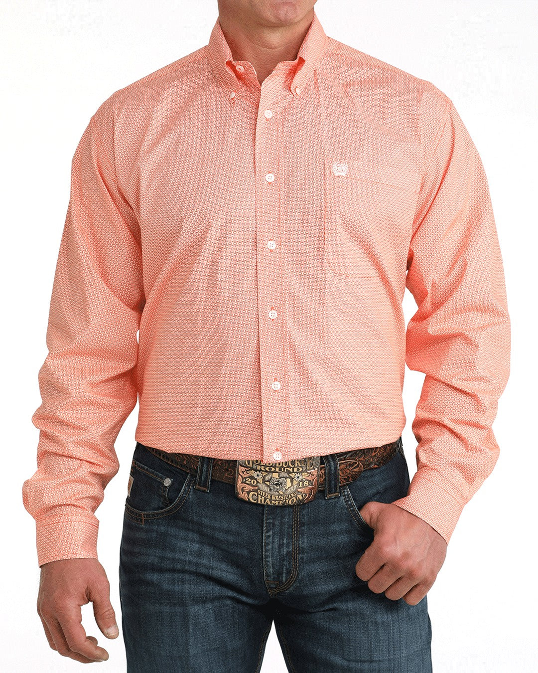 Cinch Stretch Classic Fit Button-Down Western Shirt