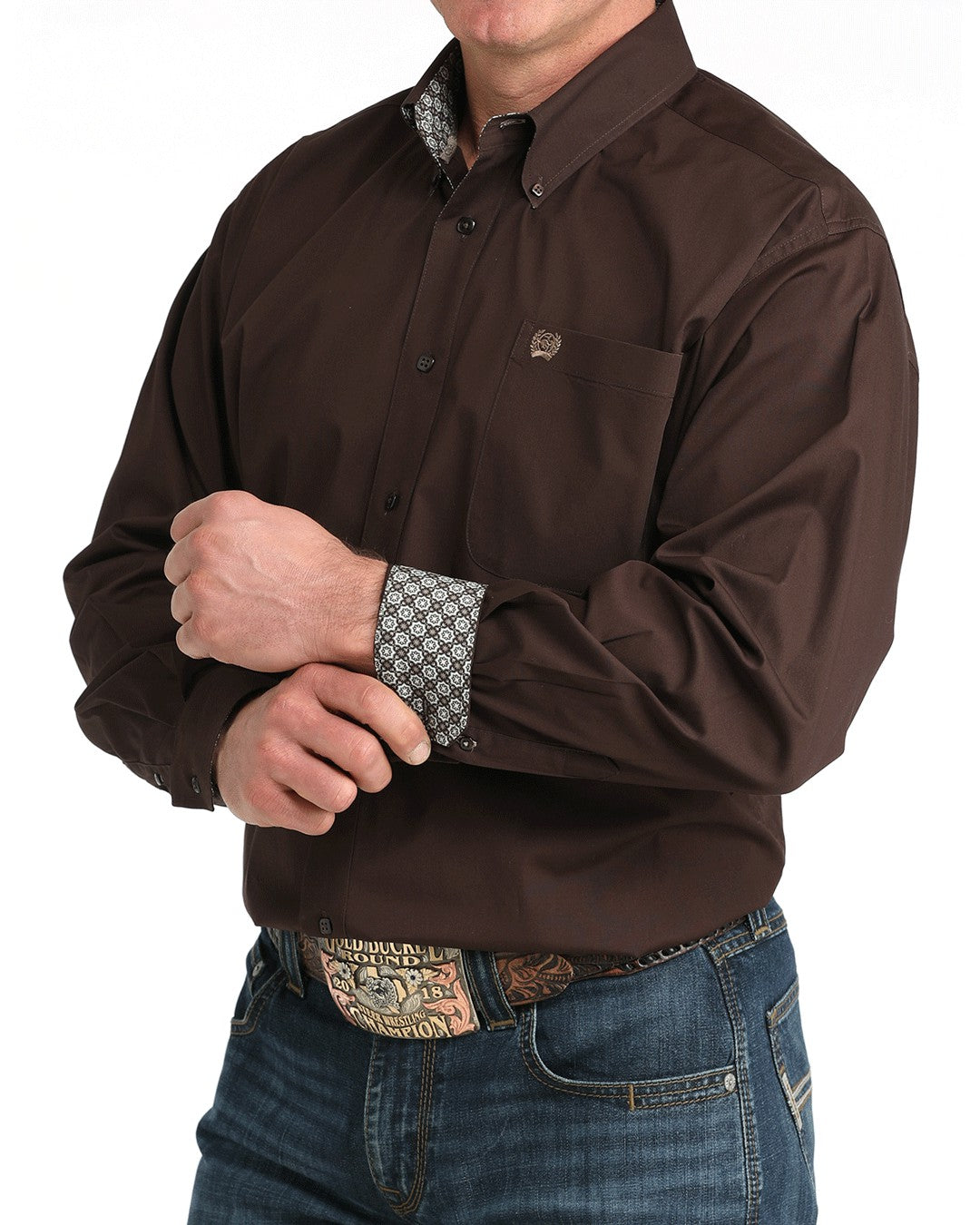 Cinch Stretch Classic Fit Button-Down Western Shirt