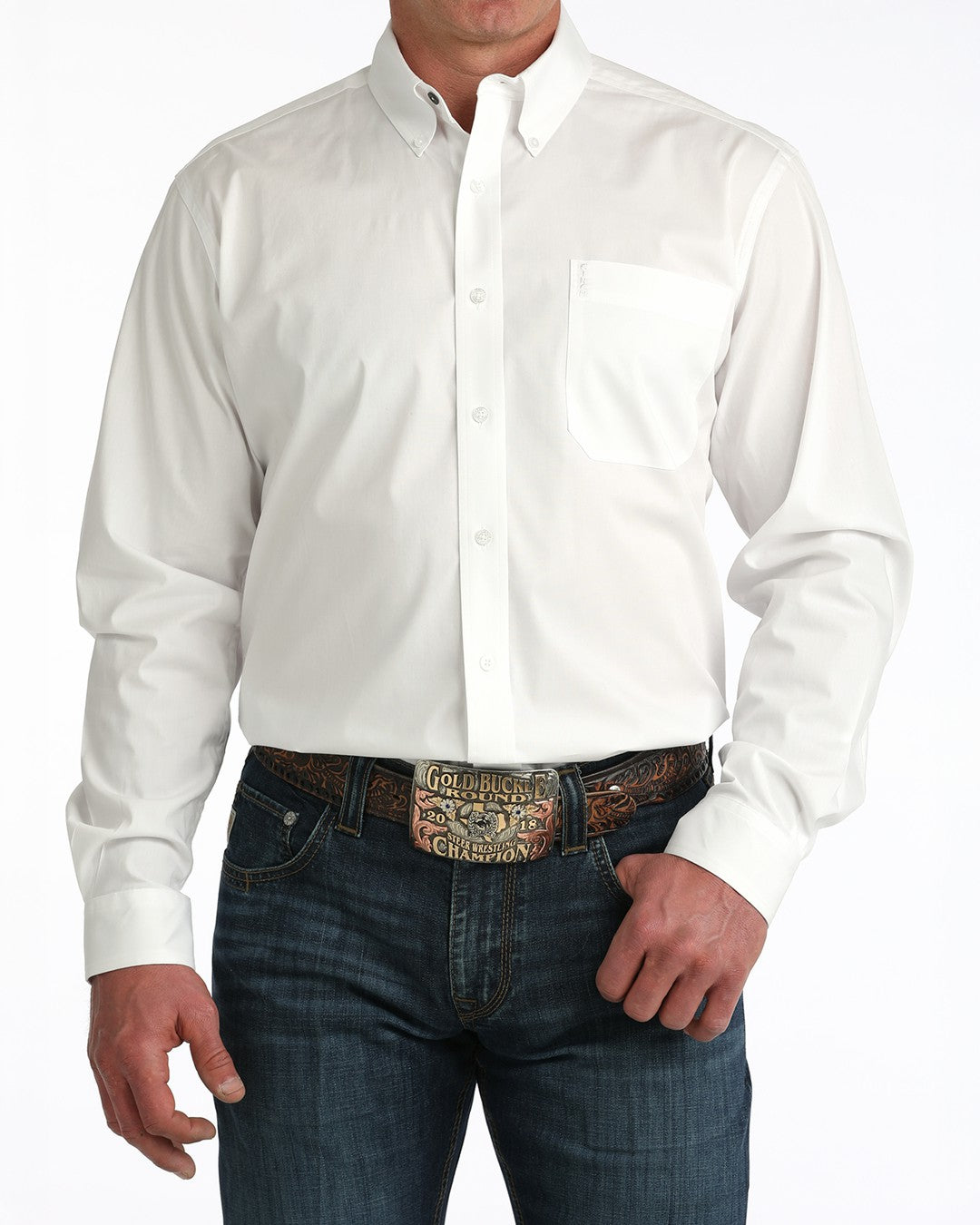 Cinch Stretch Modern Fit Button-Down Western Shirt