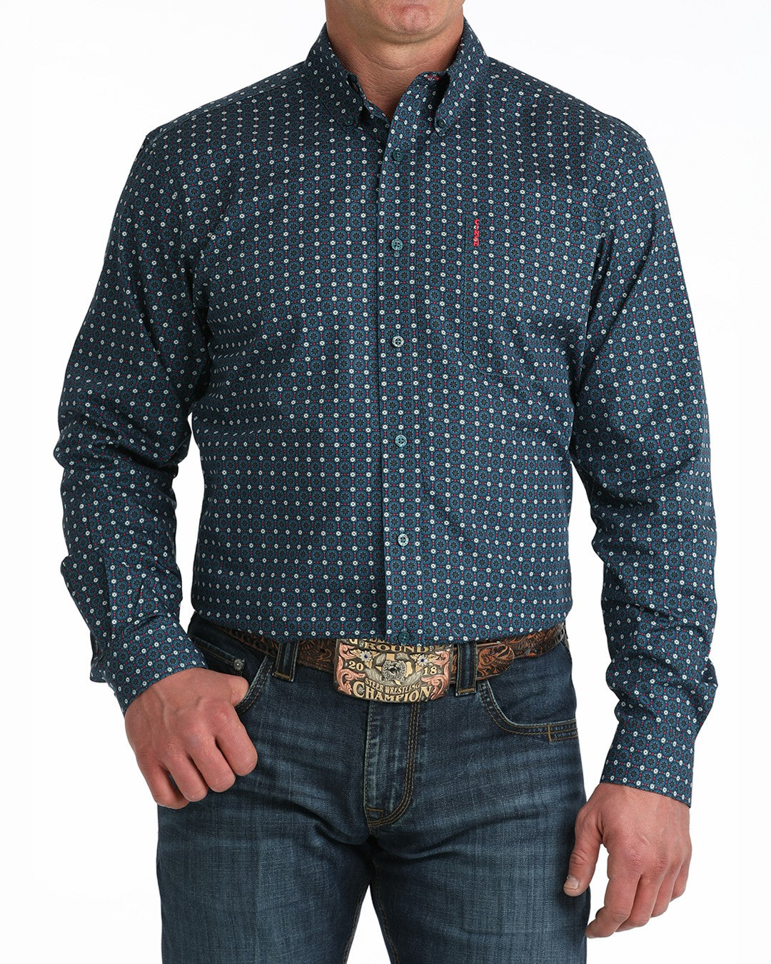 Cinch Men’s Modern Fit Button-Down Western Shirt