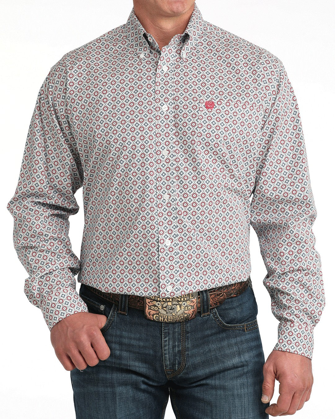 Cinch Stretch Classic Fit Button-Down Western Shirt