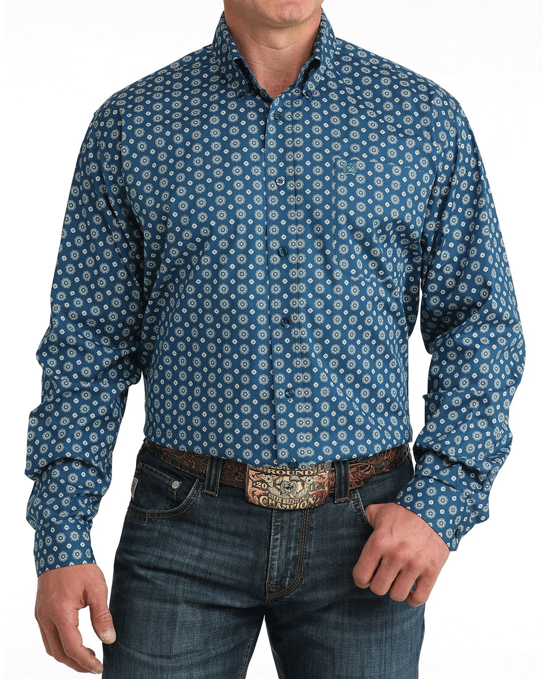 Cinch Stretch Classic Fit Button-Down Western Shirt