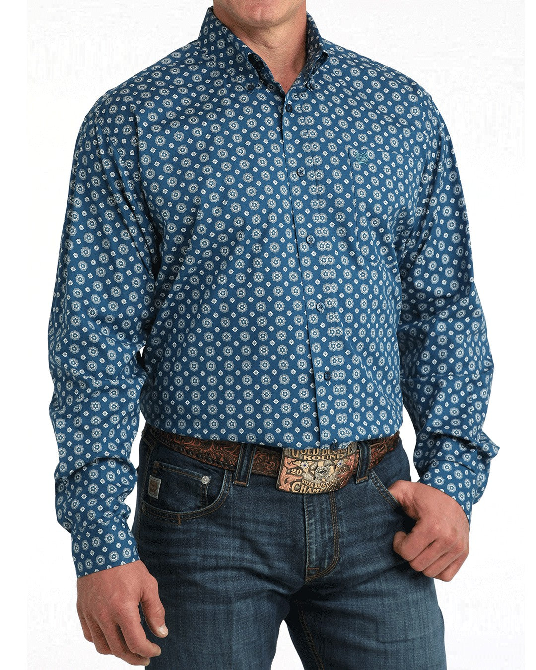 Cinch Stretch Classic Fit Button-Down Western Shirt