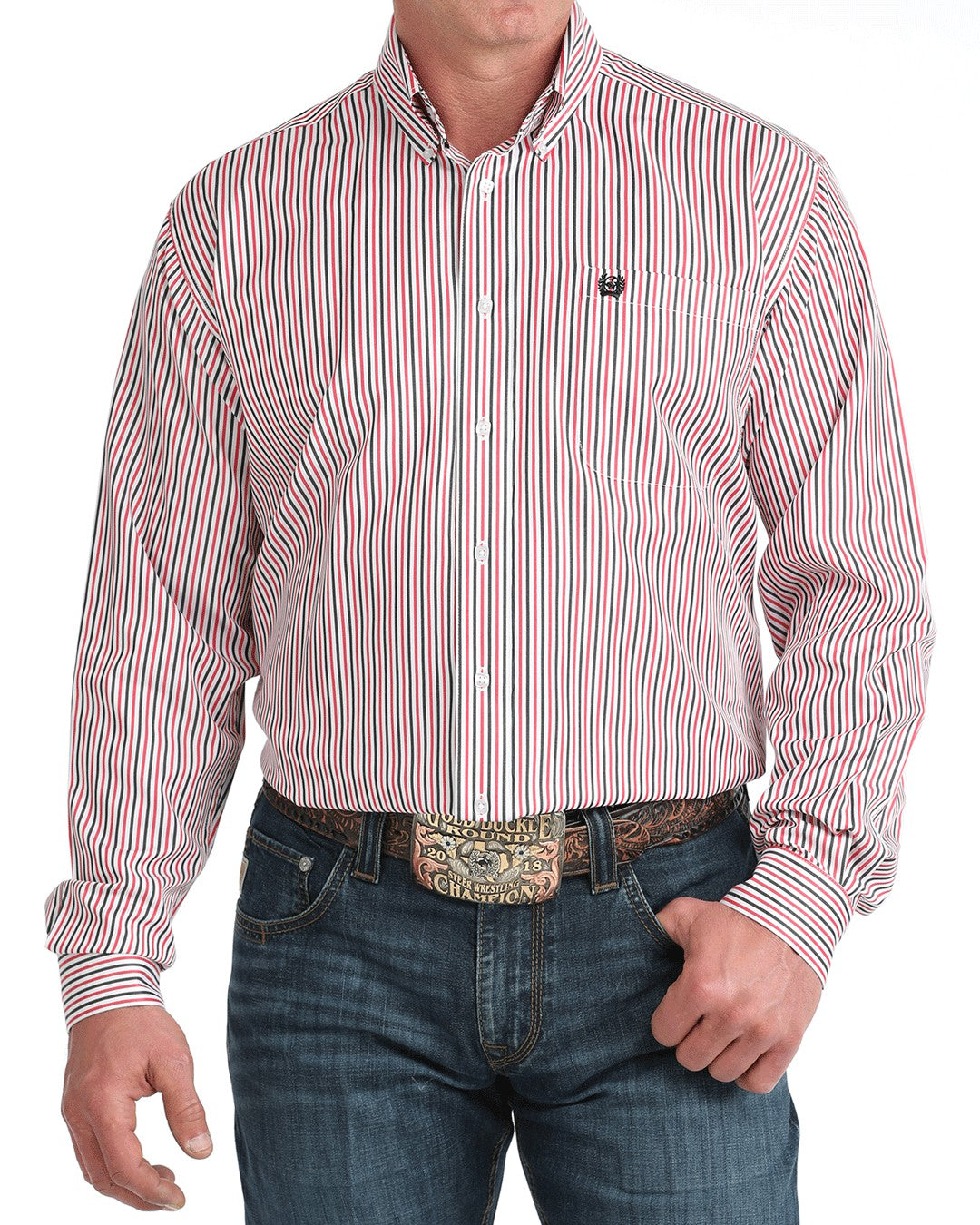 Cinch Men’s TENCEL™ Classic Fit Button-Down Western Shirt