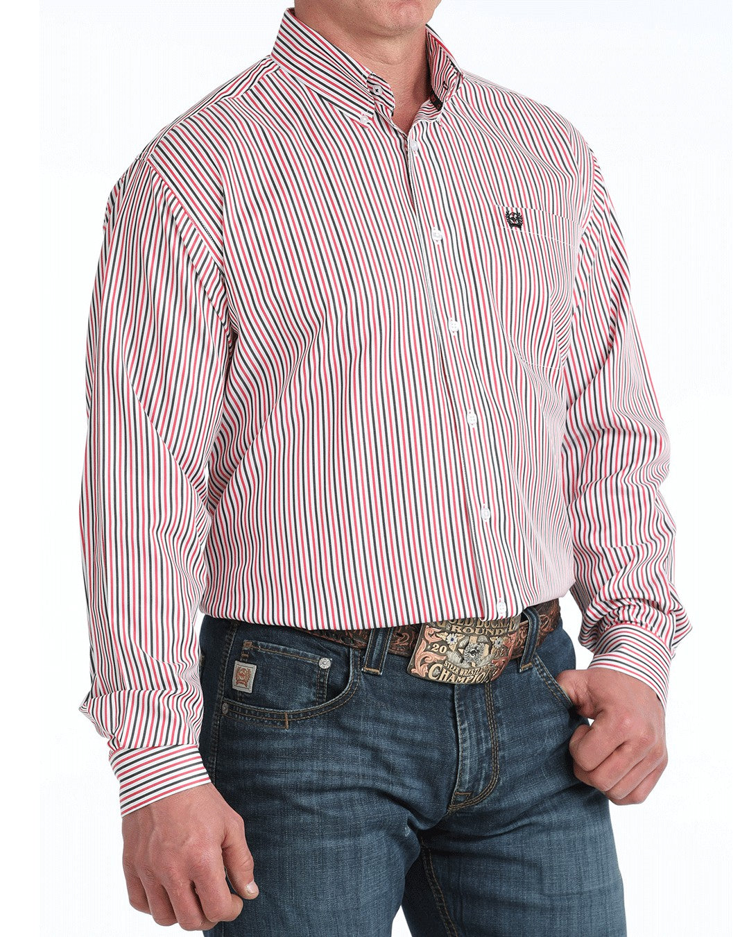 Cinch Men’s TENCEL™ Classic Fit Button-Down Western Shirt