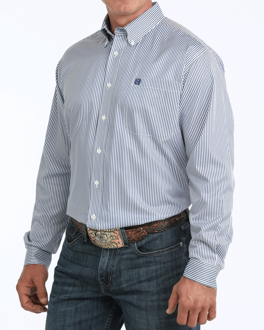 Cinch Men’s TENCEL™ Classic Fit Button-Down Western Shirt