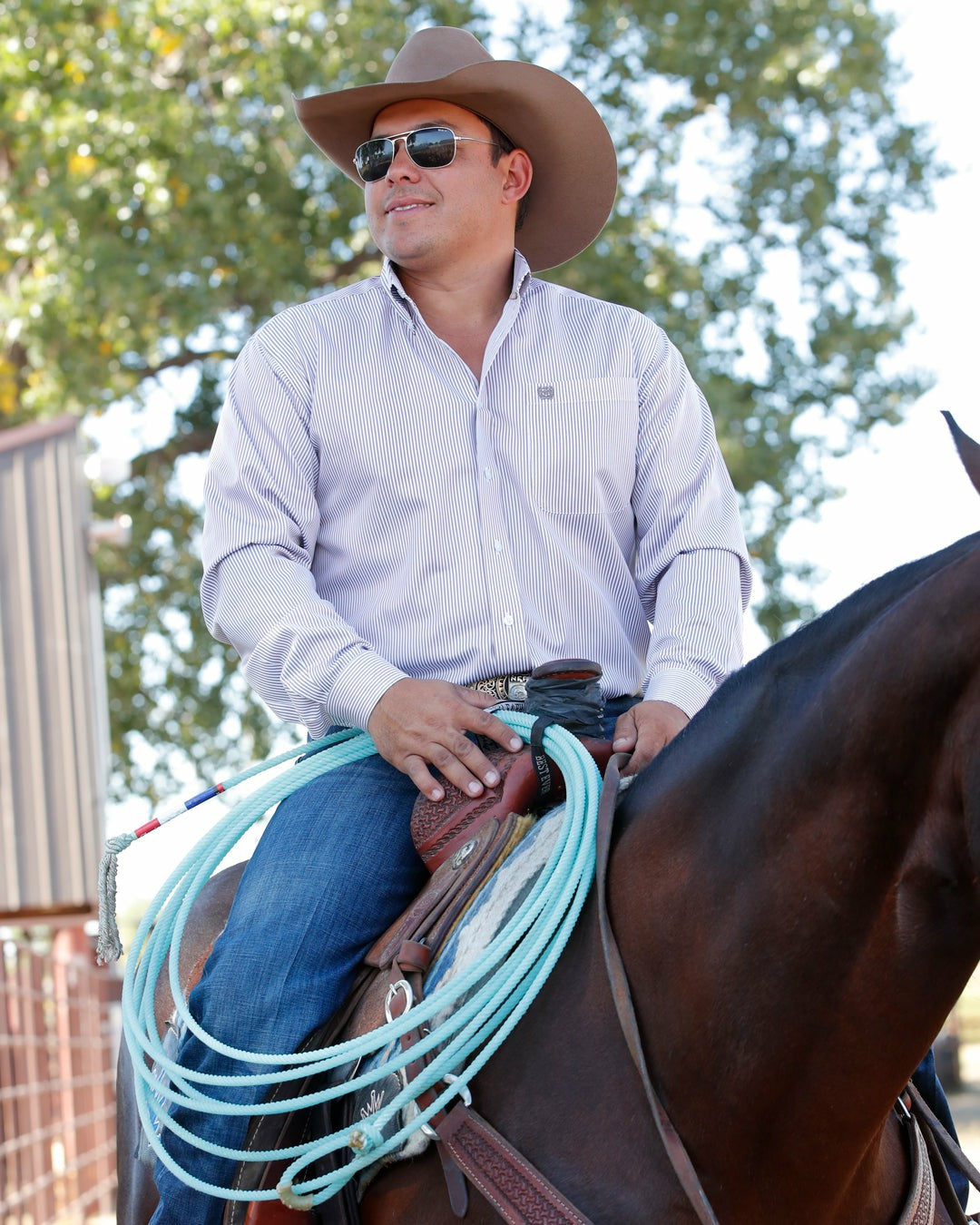 Cinch Men’s TENCEL™ Classic Fit Button-Down Western Shirt