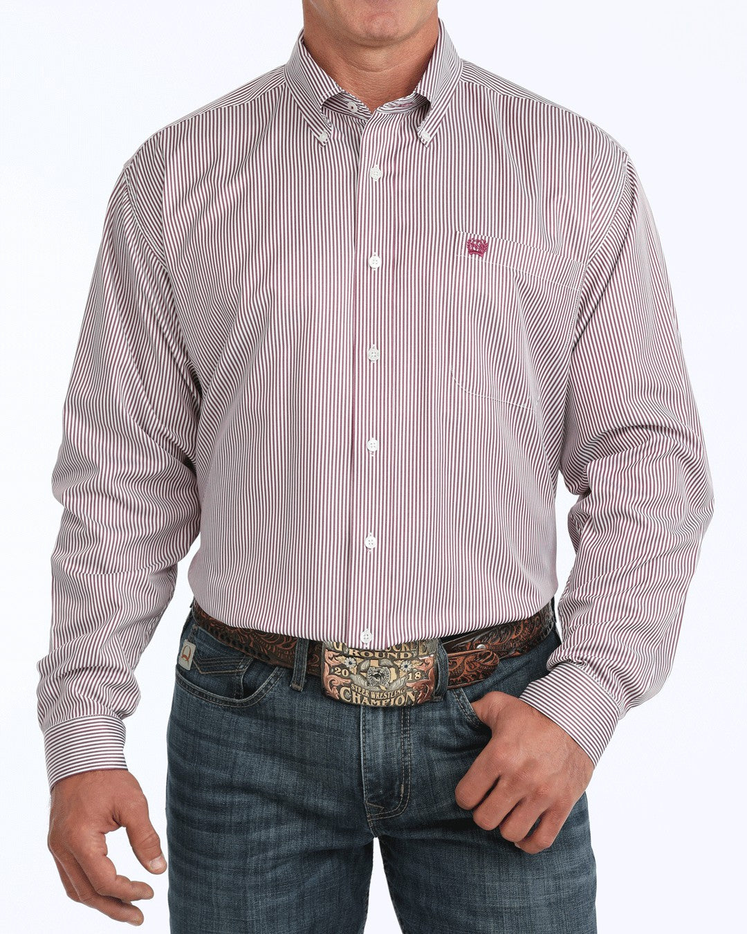 Cinch Men’s TENCEL™ Classic Fit Button-Down Western Shirt