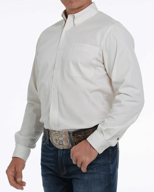 Cinch Solid Modern Fit Button-Down Western Shirt