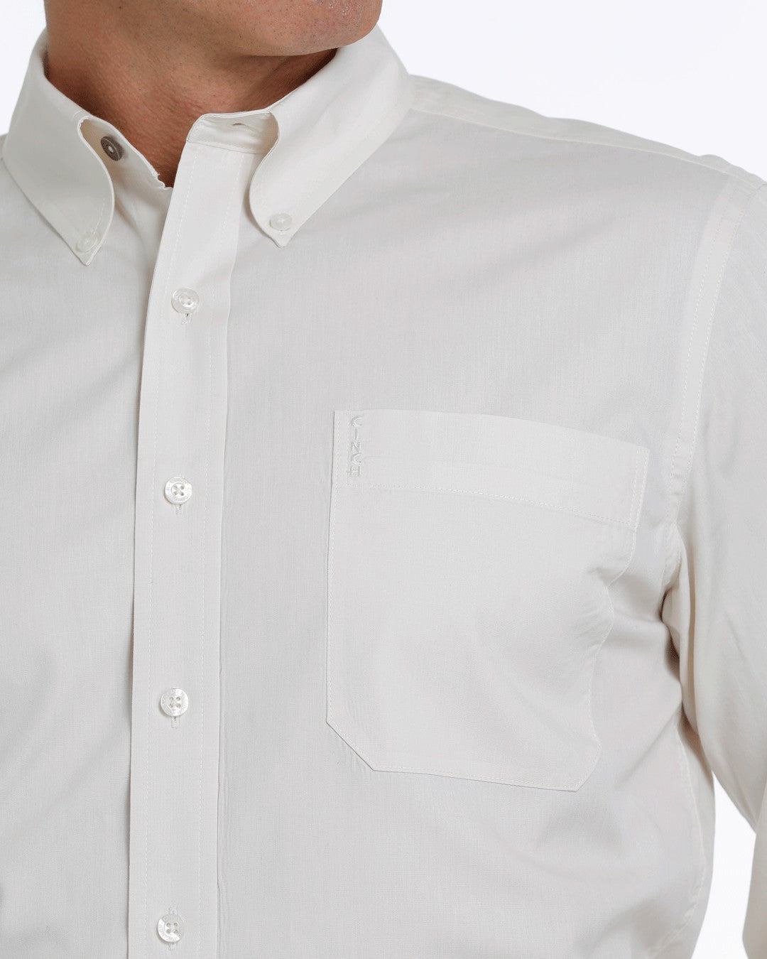 Cinch Solid Modern Fit Button-Down Western Shirt