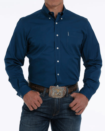 Cinch Solid Modern Fit Button-Down Western Shirt