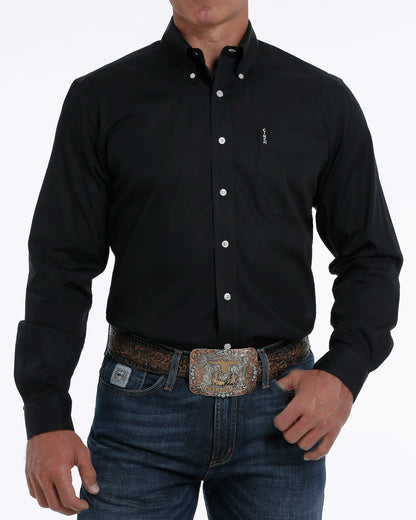 Cinch Solid Modern Fit Button-Down Western Shirt
