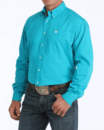 Cinch Solid Classic Fit Button-Down Western Shirt