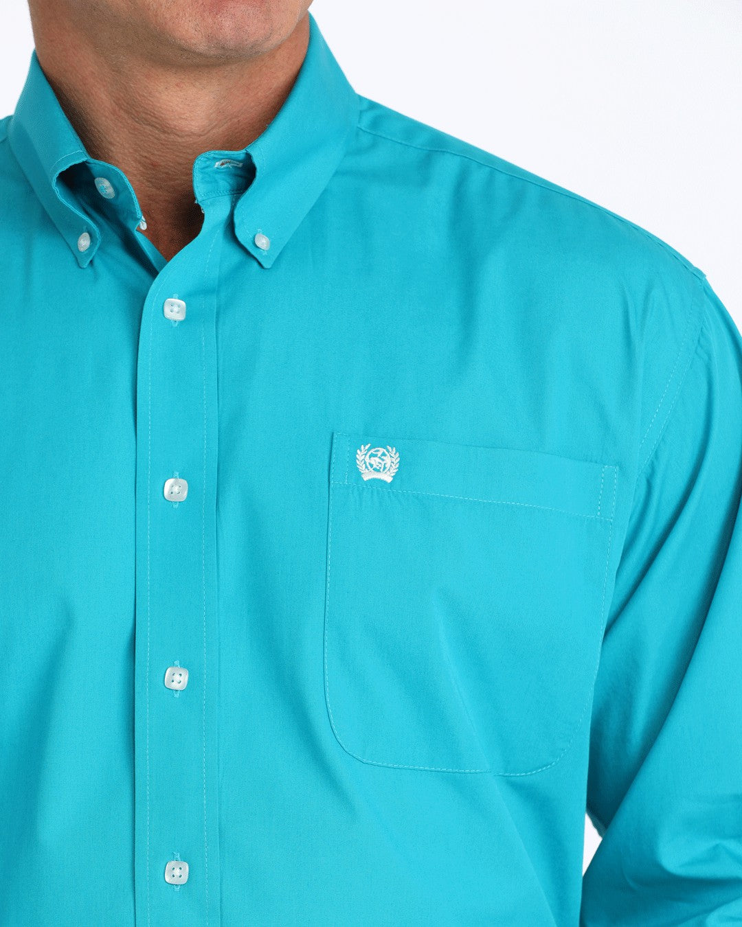 Cinch Solid Classic Fit Button-Down Western Shirt
